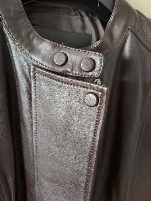 Massimo Dutti 
nappa leather jacket. Geada dama piele M