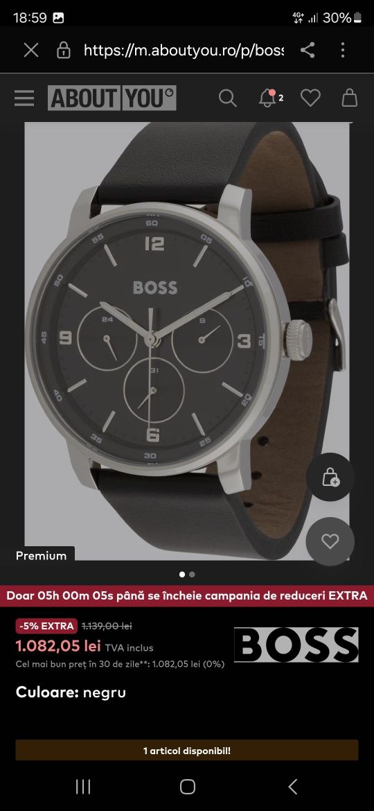 Ceas bărbătesc Hugo Boss