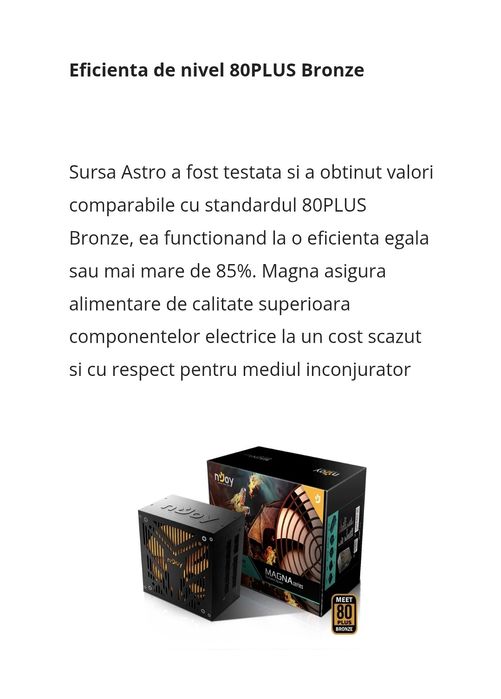 Sursă modulară 550 W