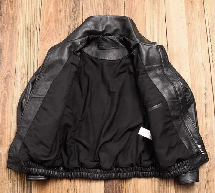 Кожаный бомбер opium Rick Owens type