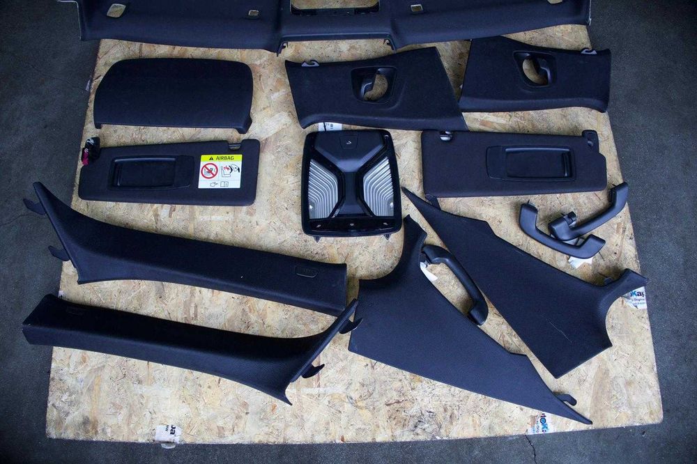 Plafon complet BMW Seria 5 G30 M Paket  Negru, fără trapă