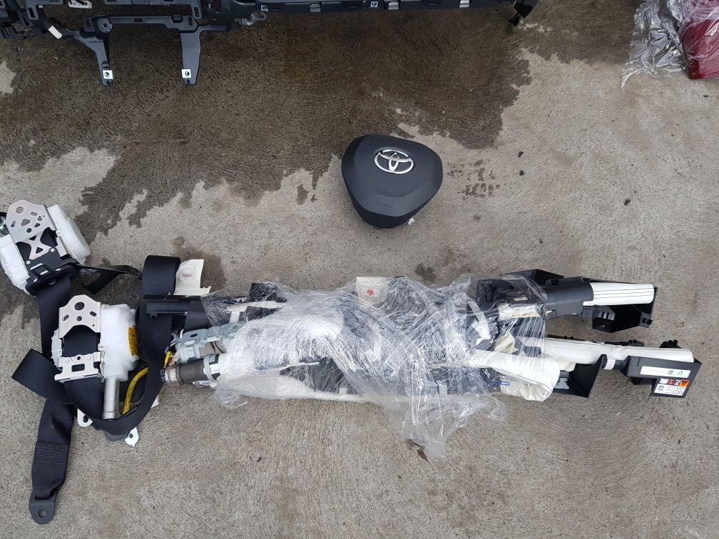 Plansa bord kit complet airbag volan pasager centuri toyota rav4 2021