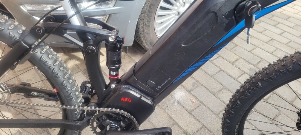 Bicicletă electrica Aeg full suspensi