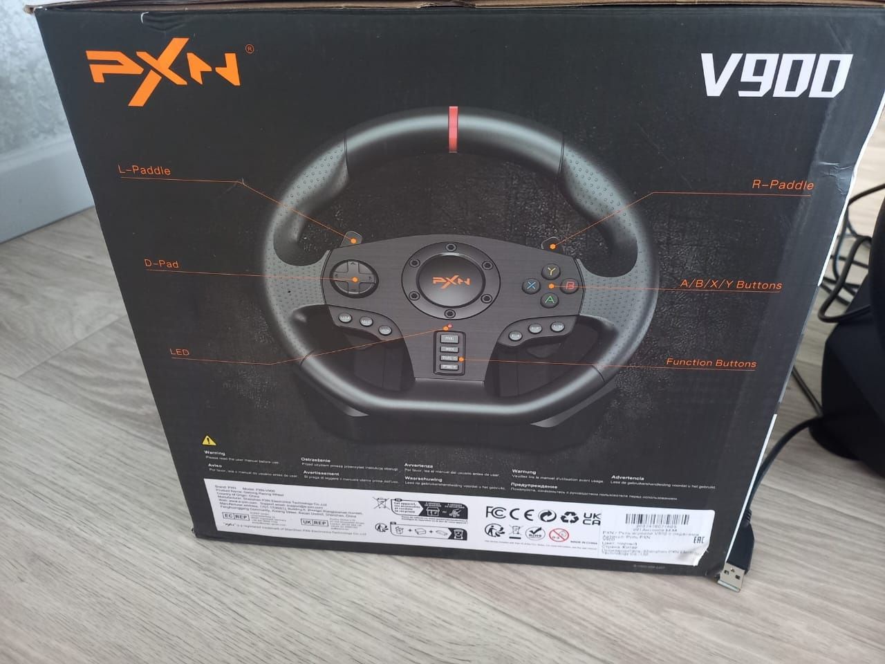 Руль игровой pxn v900