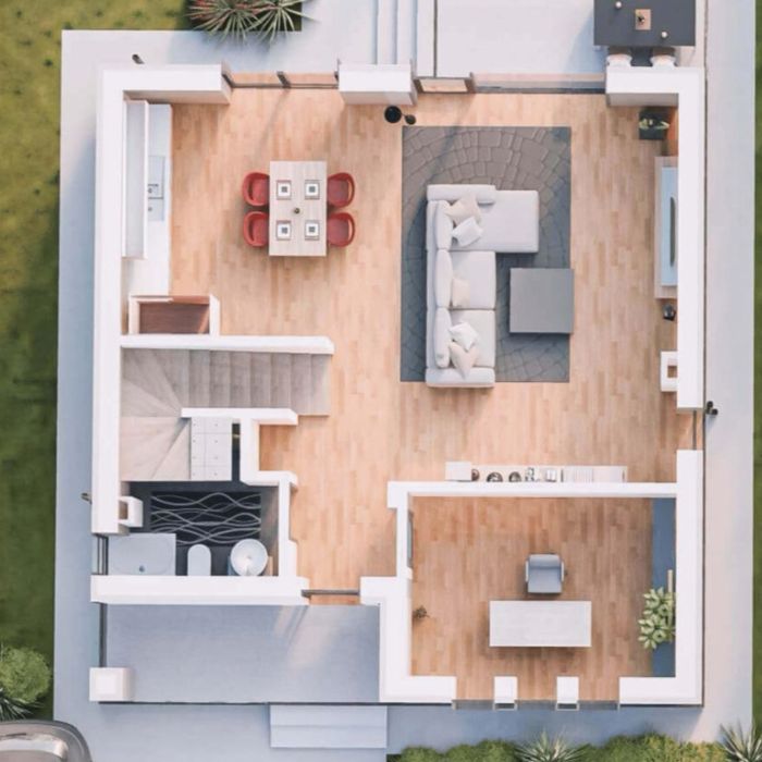 Case de vanzare în complex privat