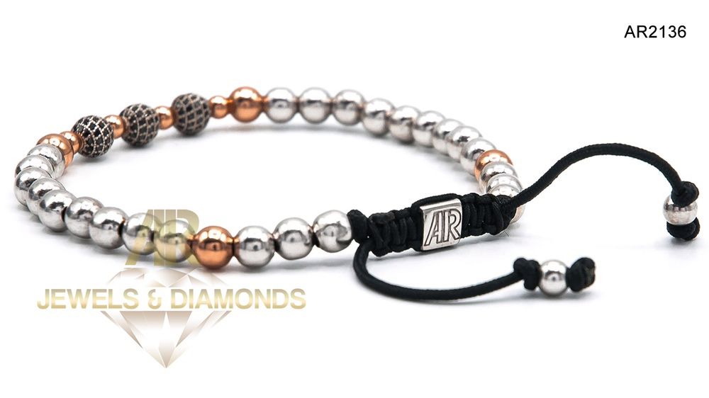 Bratara Aur cu Diamante Negre model nou deosebit ARJEWELS(AR2136)