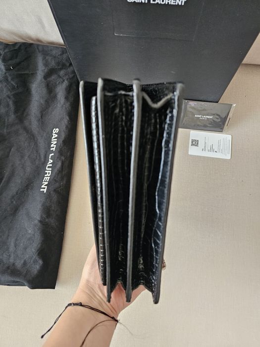 Medium sunset croc Saint Laurent