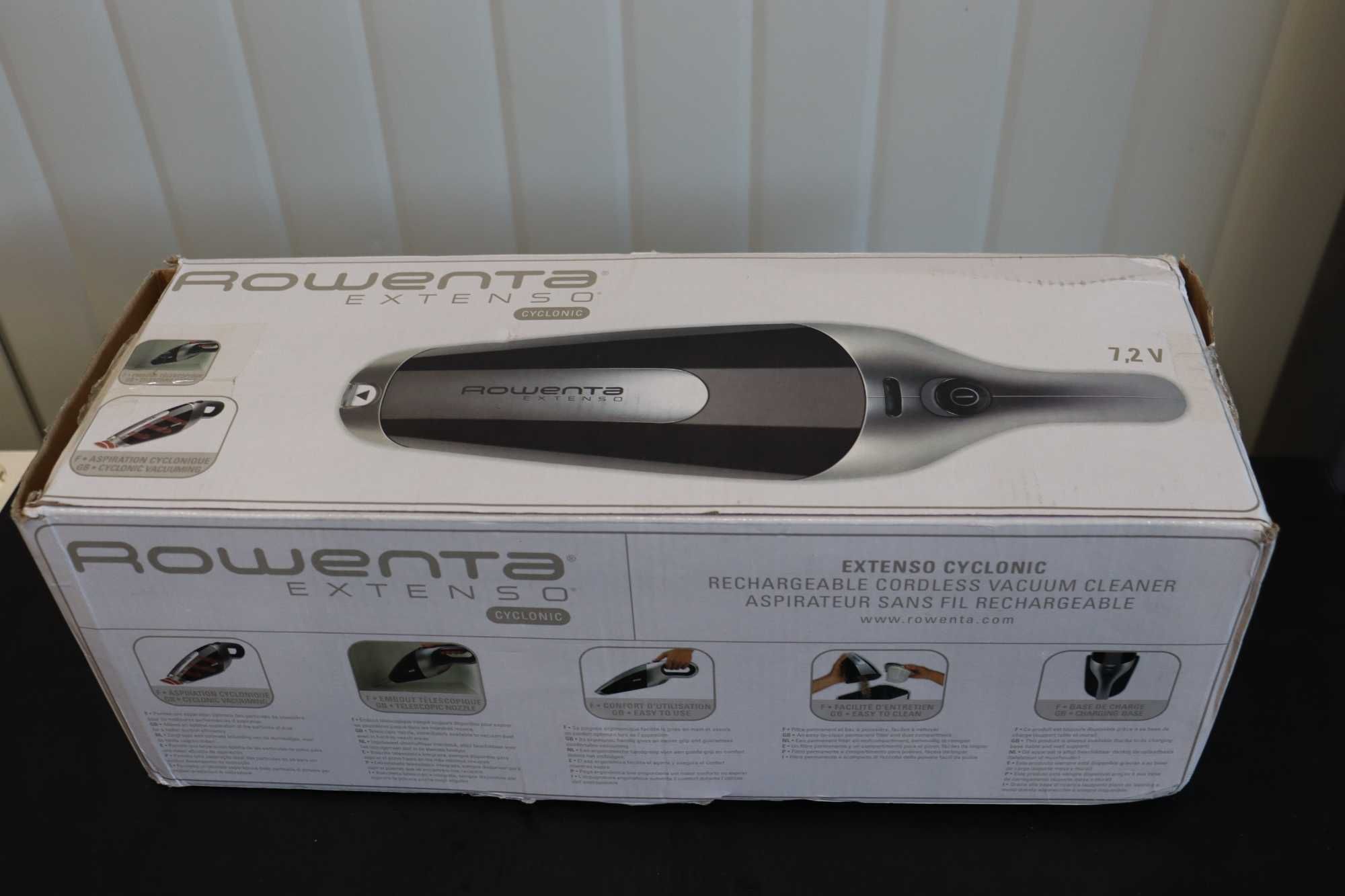 Ръчна прахосмукачка Rowenta Extenso Cyclonic 7.2v, 16min автономия