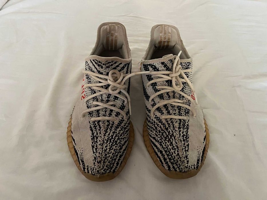 Vand pantofi Adidas Yeezy 350 v2 Zebra sneakers adidasi