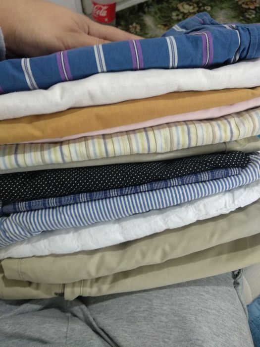 Рубашки мужские, размеры 46-56, наш адрес Сайрам центр