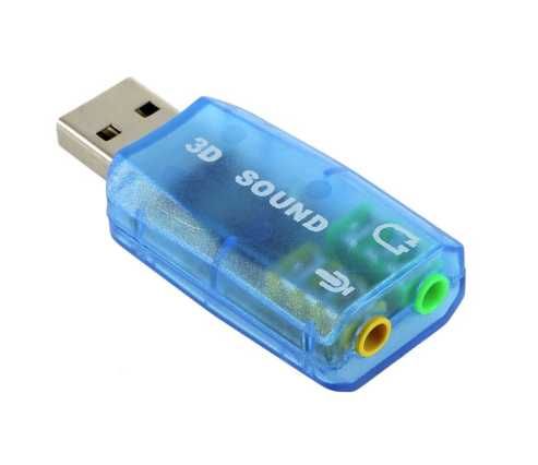 Новые USB звуковые карты - несколько типов - доставка - гарантия