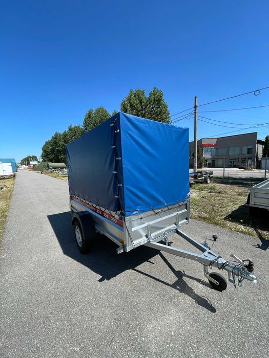 Remorca transport ATV 750 kg REPO cu prelata basculabila ,auto,apicola