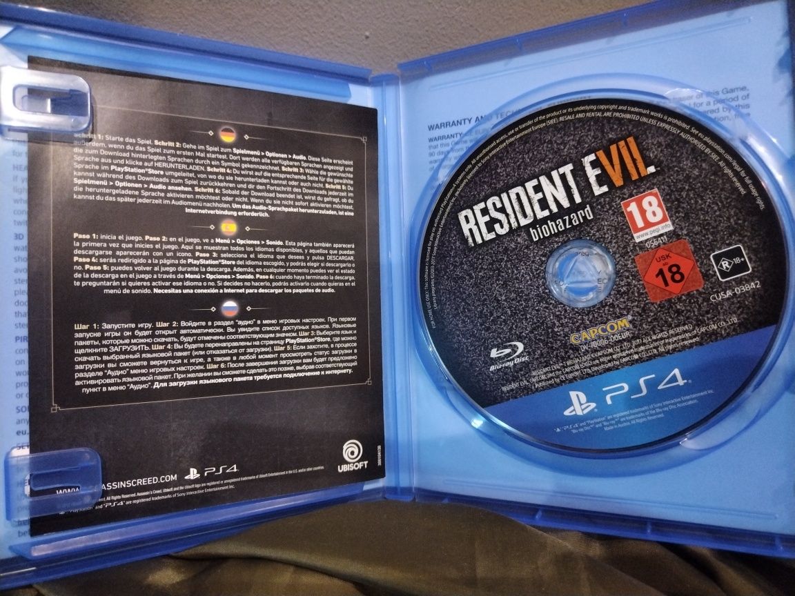 игра за PS4 - Resident Evil Biohazard