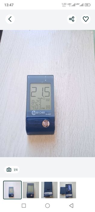 Глюкометр клевер чек практически новый