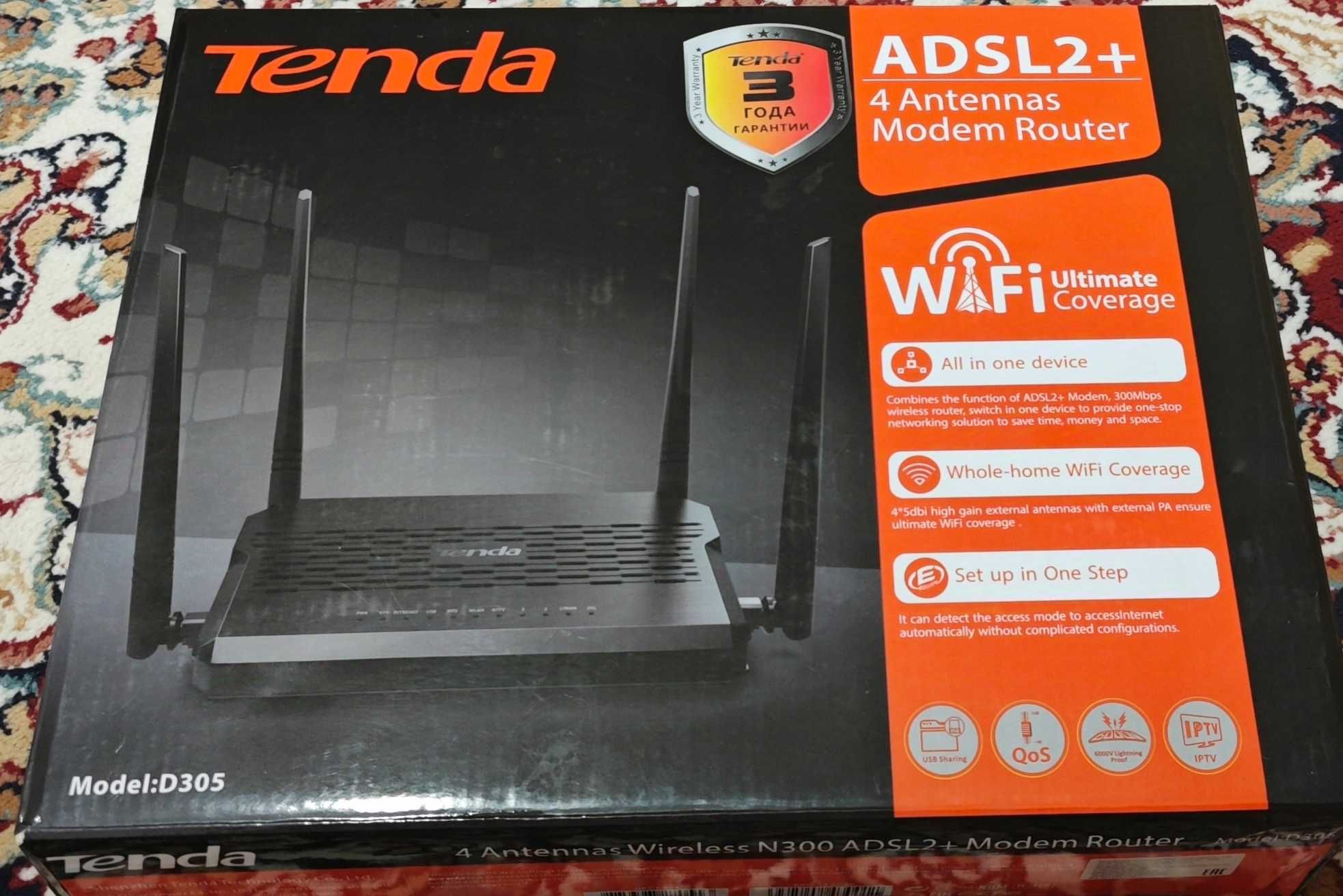 Модель tenda d305 Модем ADSL