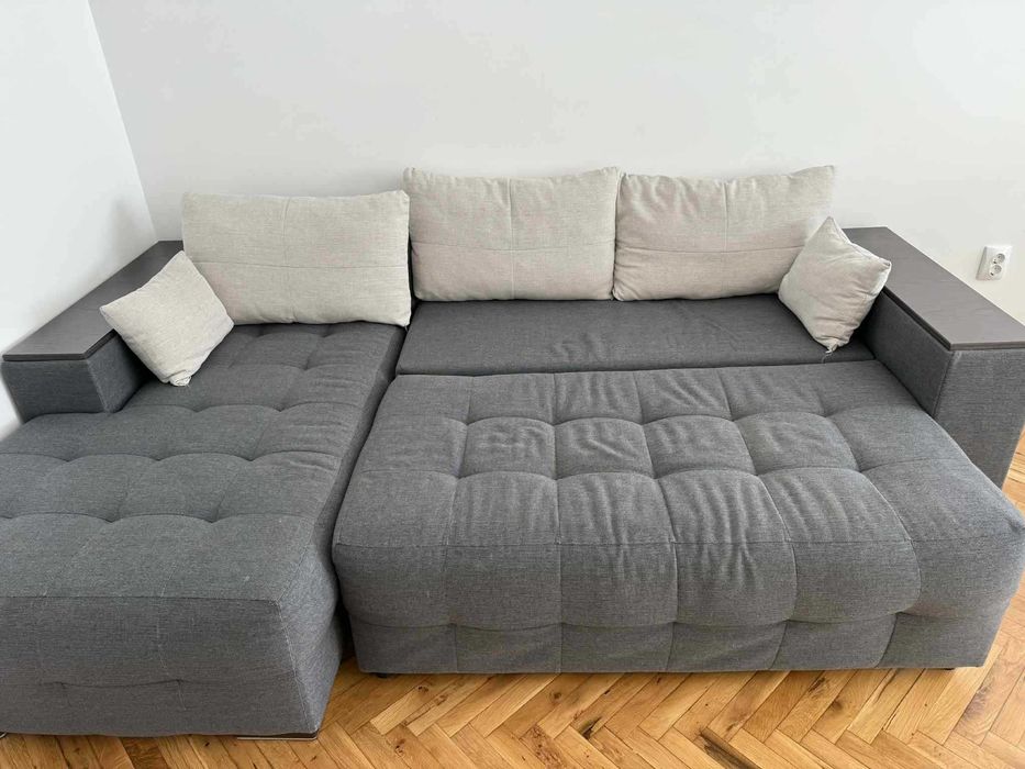 Ъглов диван разтегателен (ляв ъгъл)