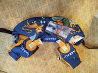 Детски гръден пояс с плувки tiswim, 15-30 кг,