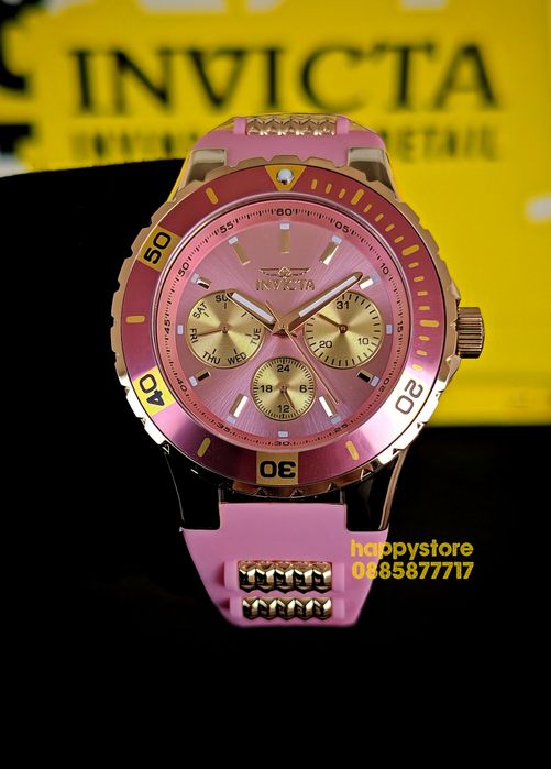 INVICTA Pink Lady 38 mm, Инвикта нов дамски часовник