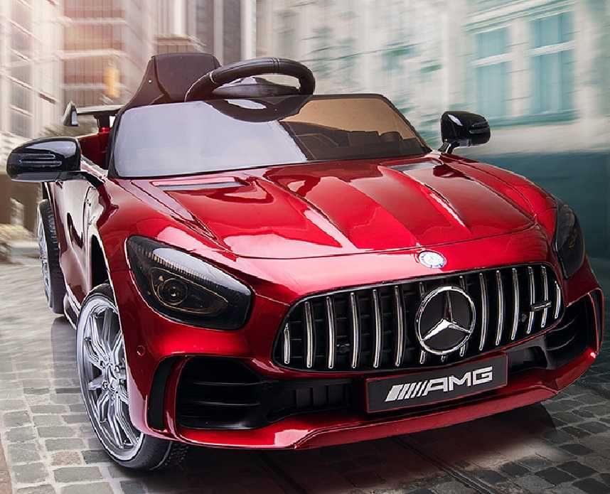 Акумулаторен КОЛА Mercedes GT R ,12V  с меки гуми