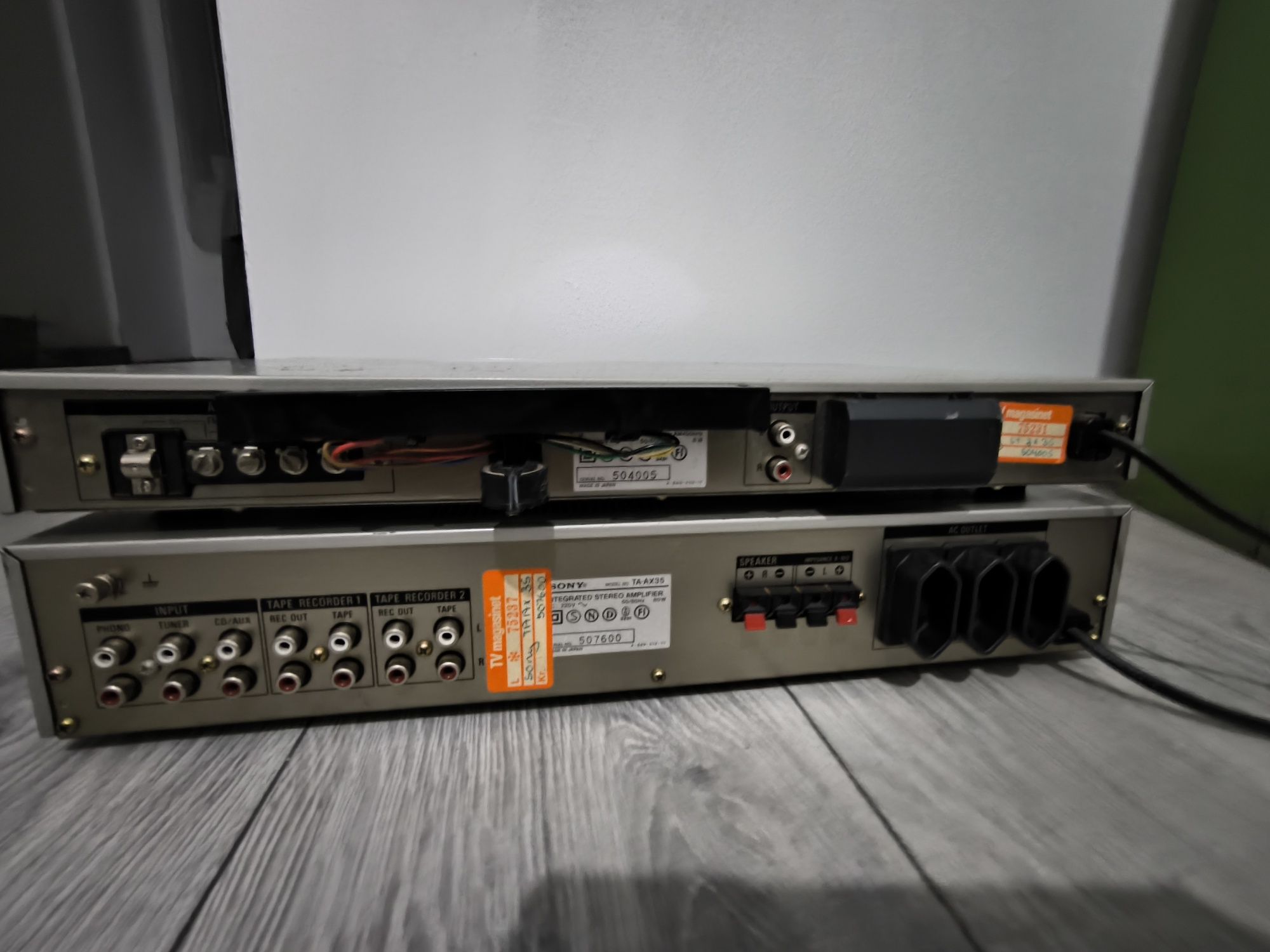 Vând amplificator Sony TA-AX35 și tuner Sony ST-JX35L