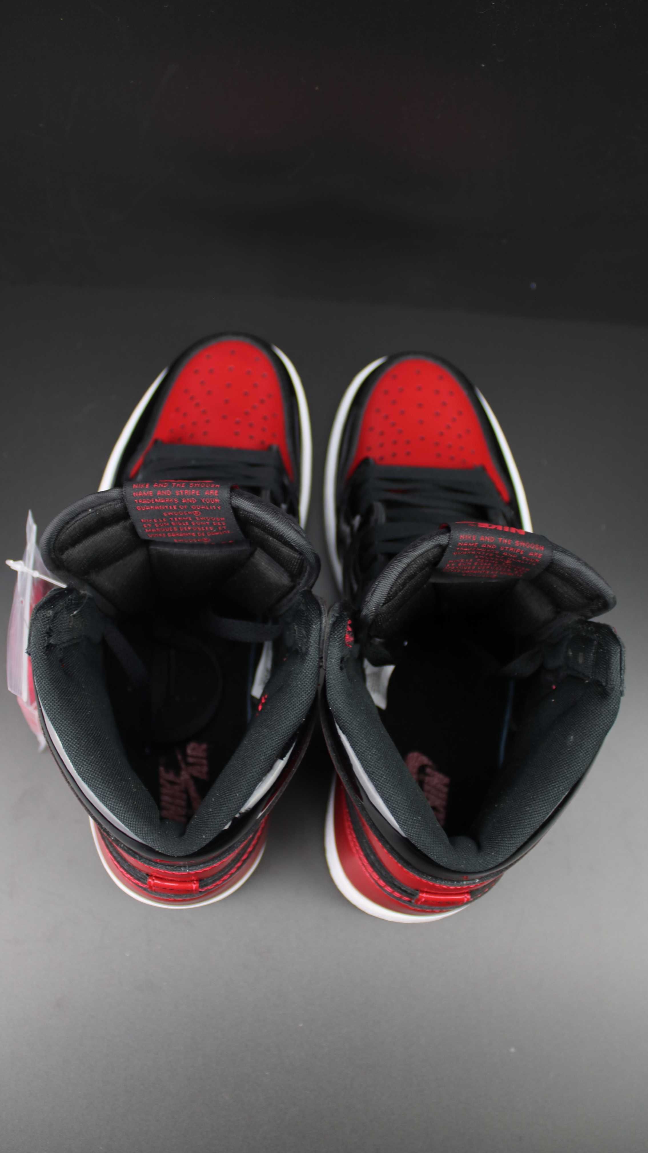 Air Jordan 1 Retro High OG Patent Bred (38; 40;) + CADOU