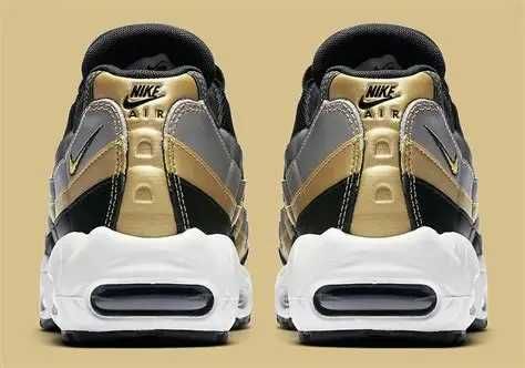 Nike Air Max 95 Metallic Gold + Silver BQ4554-001