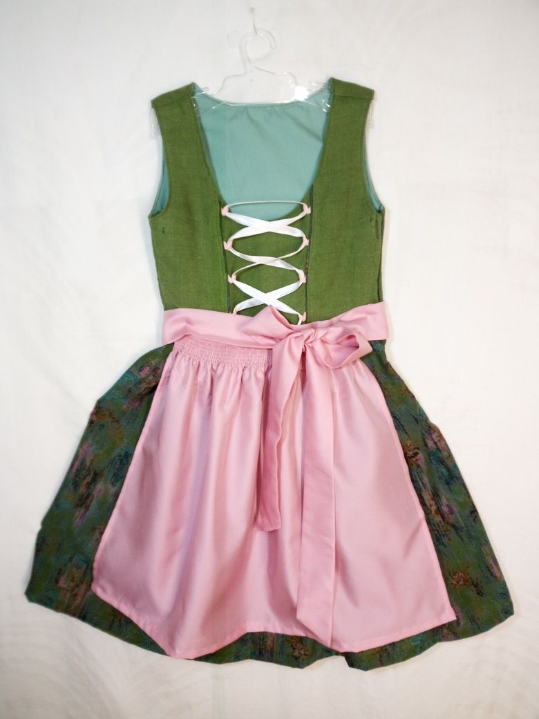 Dirndl fetițe Nr.104-116 cm  5-6 ani Sarafan tirolez  Rochie bavareza