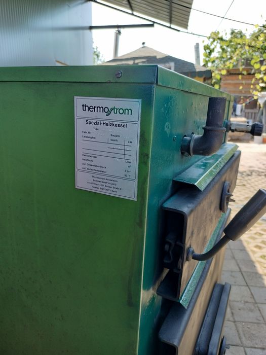 Vând centrale termice pe lemne cărbune și cu injector de ulei 28kw .