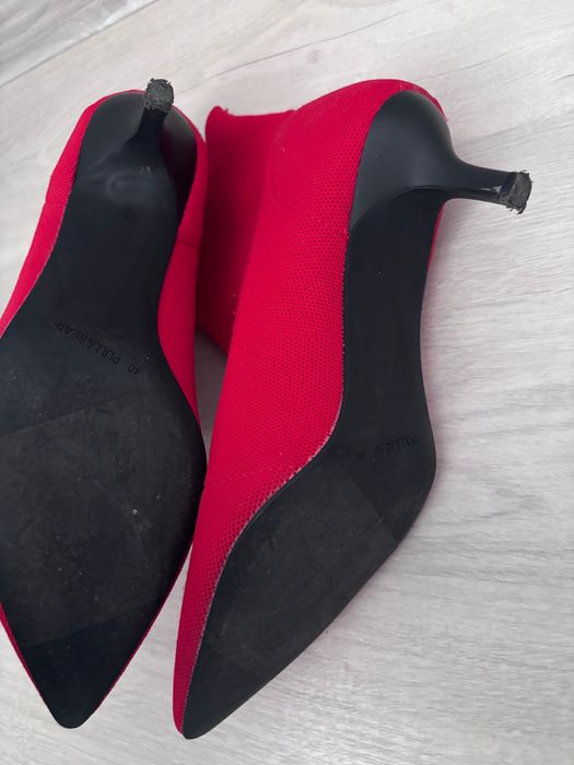 Чорап боти Pull&Bear червени размер 40