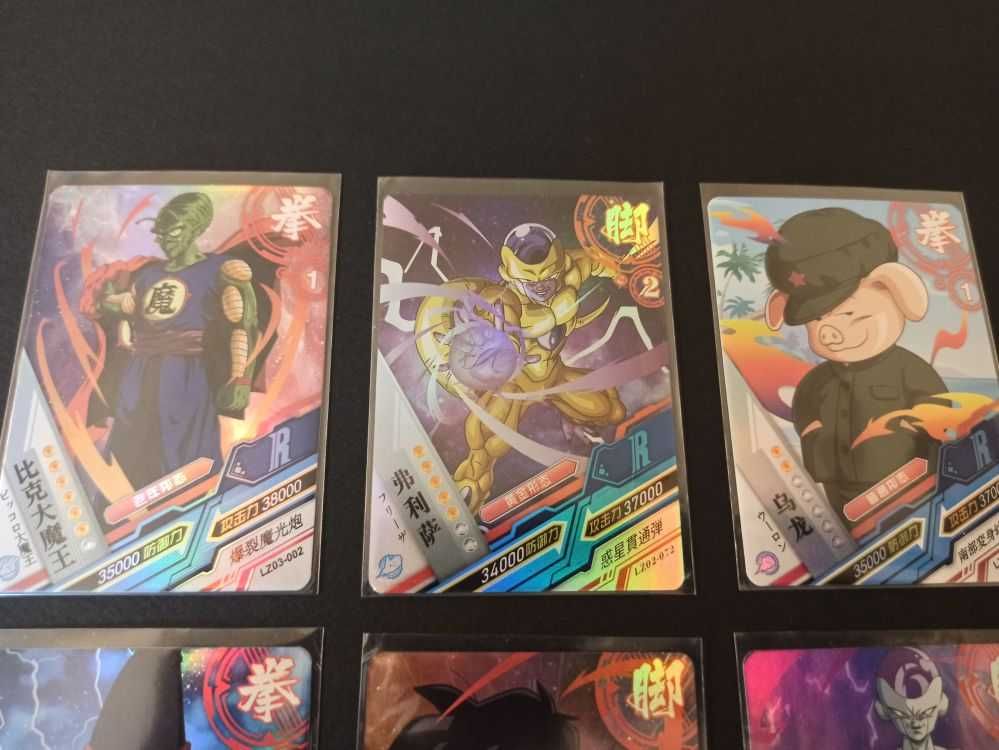 Set de 9 cartonase premium japoneze Bandai Dragon Ball Z Dragon Heroes