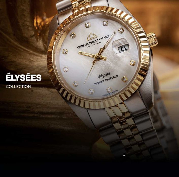 Ceas dama Christophe Duchamp - Élysées - 11 diamante