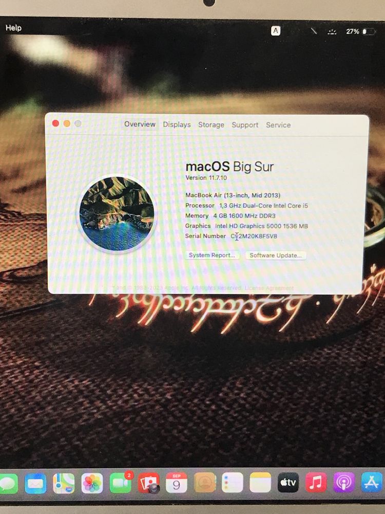 MacBook air 2013 Mid 13 inch