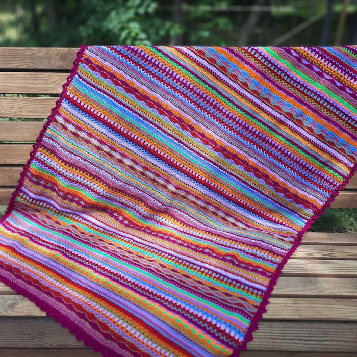 Плед ручной работы