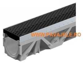 Rigola din beton cu gratar B125 combi compozit