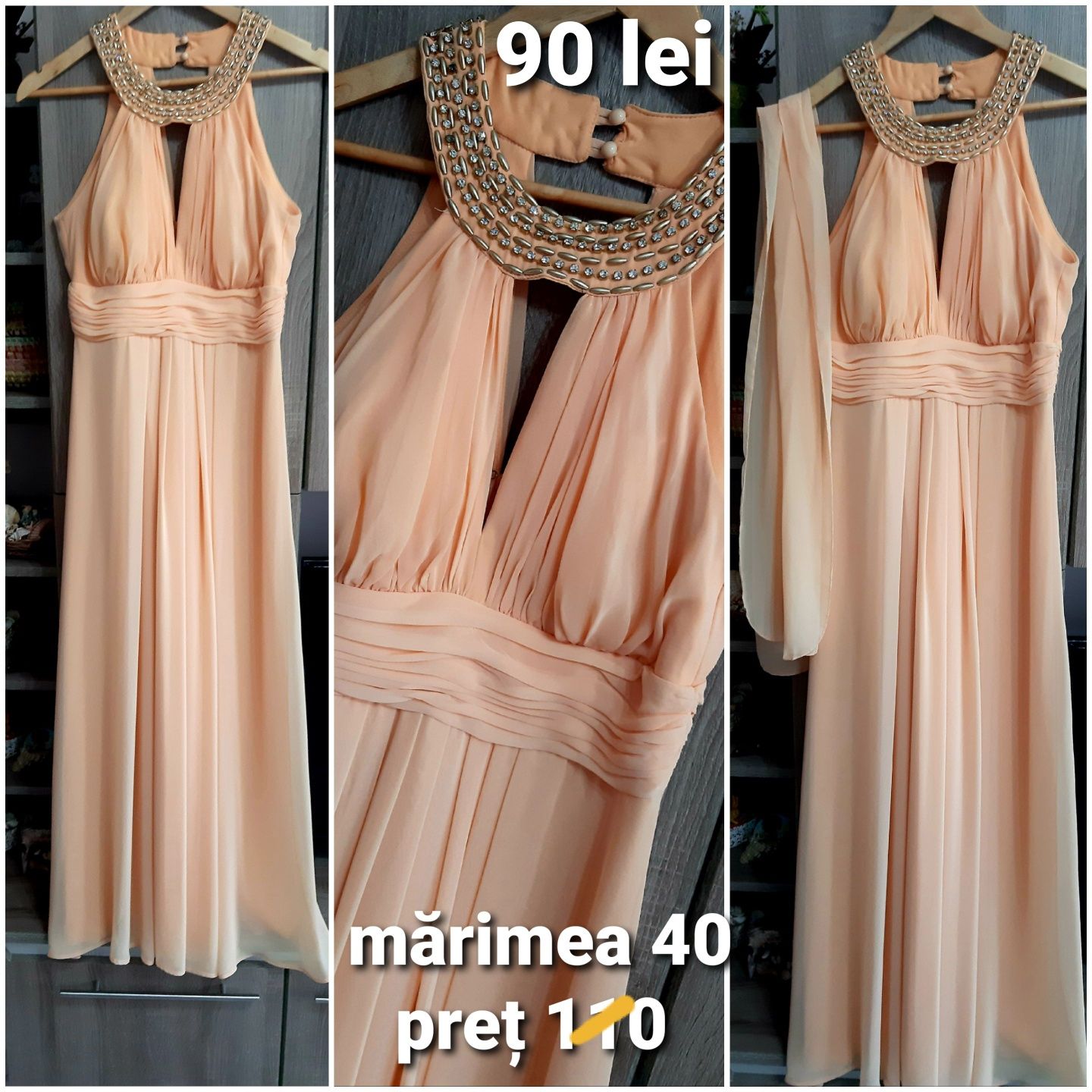 Rochie lungă, mărimea 40