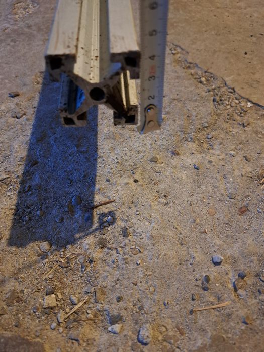 Profil aluminiu industrial 90×50 + profil 40×40 – set complet 33 m – C