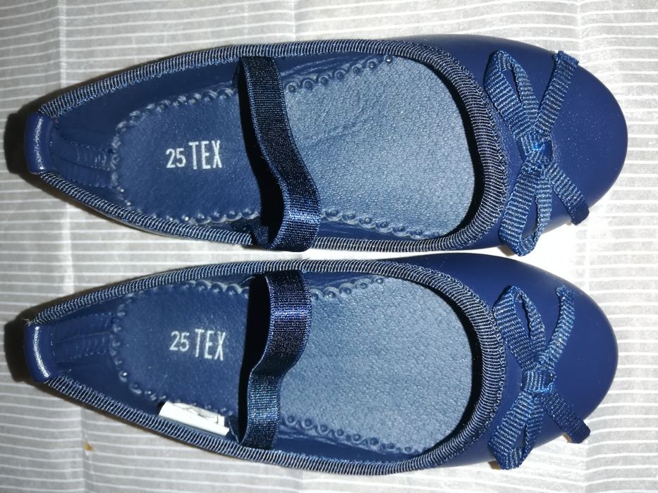 Pantofi fetita 25 bleumarin TEX NOI