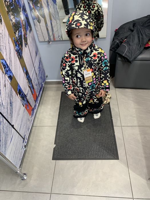 Зимний детский комбинезон