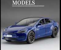 Macheta auto Tesla X, S, Y, 3, metalica, noua, scara 1:20