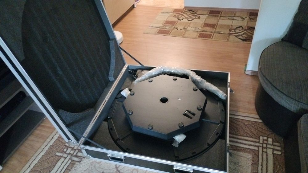 Platforma Video Booth 360 Infinity Glass cu brat rotativ, led RGB