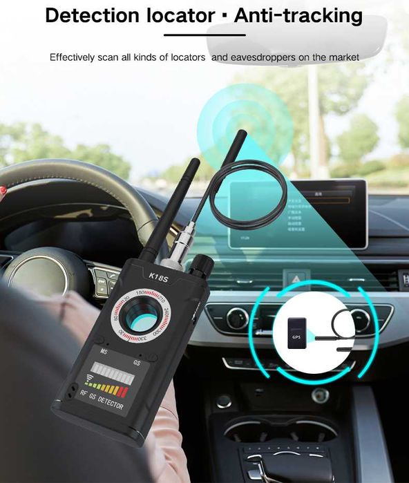 GPS сигнал детектори — жо-сус-лик қурилма ва я-ширин камера аниқлагич