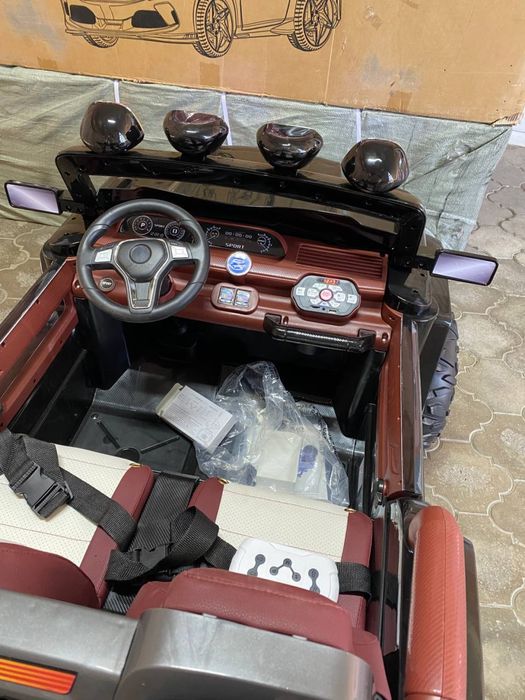 Katta bolalar mashinasi 24V ikki o’rinlik детская машина с пультом 4х4