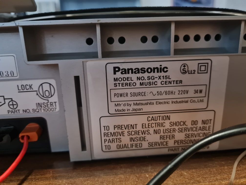 Panasonic  3în1 pick-up Deck Radio Amplituner . Piesă de colecție!