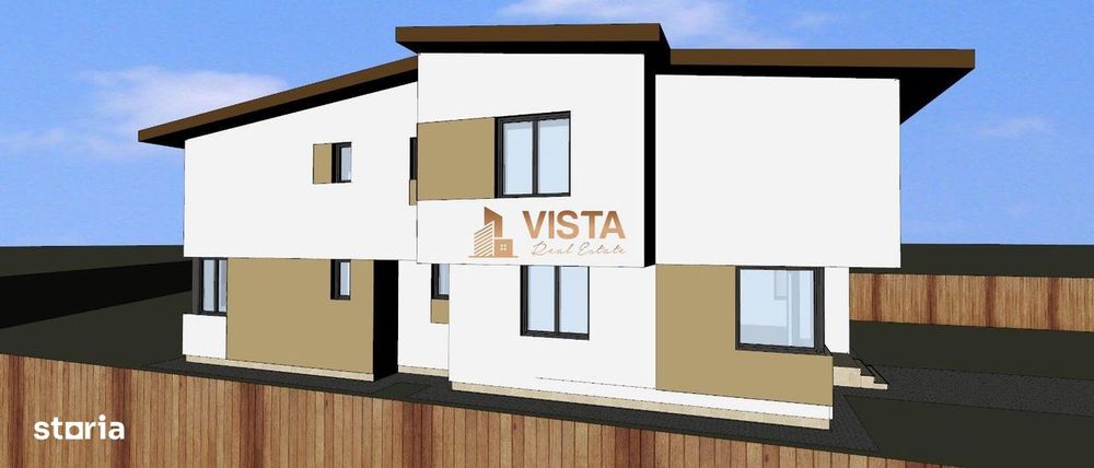 Casa tip duplex 130 mp utili, teren 500mp, toate utilitatile, predare