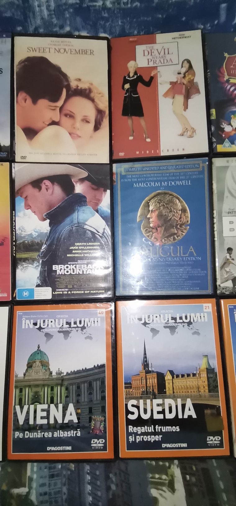 DVD-uri diverse (filme, documentare, călătorii, concerte etc.)