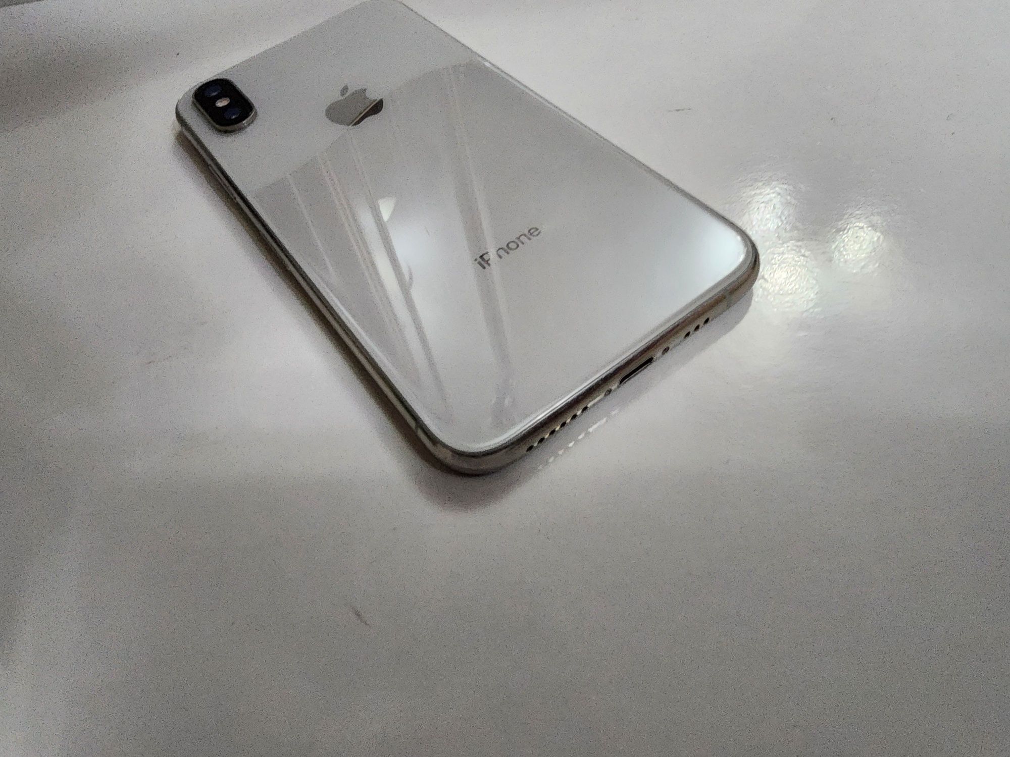 Iphone X White 256GB Batareka 100% Ideal Tinuuu