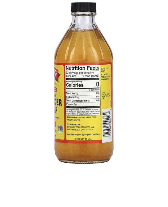 Bragg Organic Яблочный уксус Olma uksusi