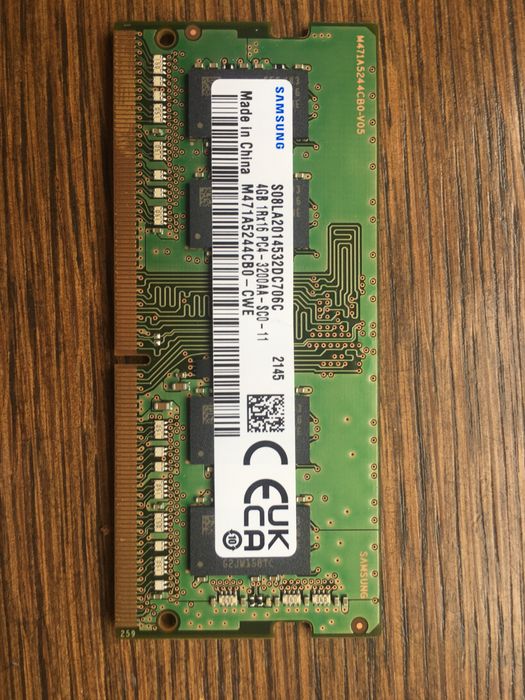 Memorie laptop SODIMM 8GB(2x4) DDR4-3200MHz Samsung M471A5244CB0-CWE