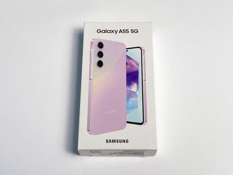 Смартфон Samsung Galaxy A55, 8GB, 256GB, 5G, Awesome Lilac