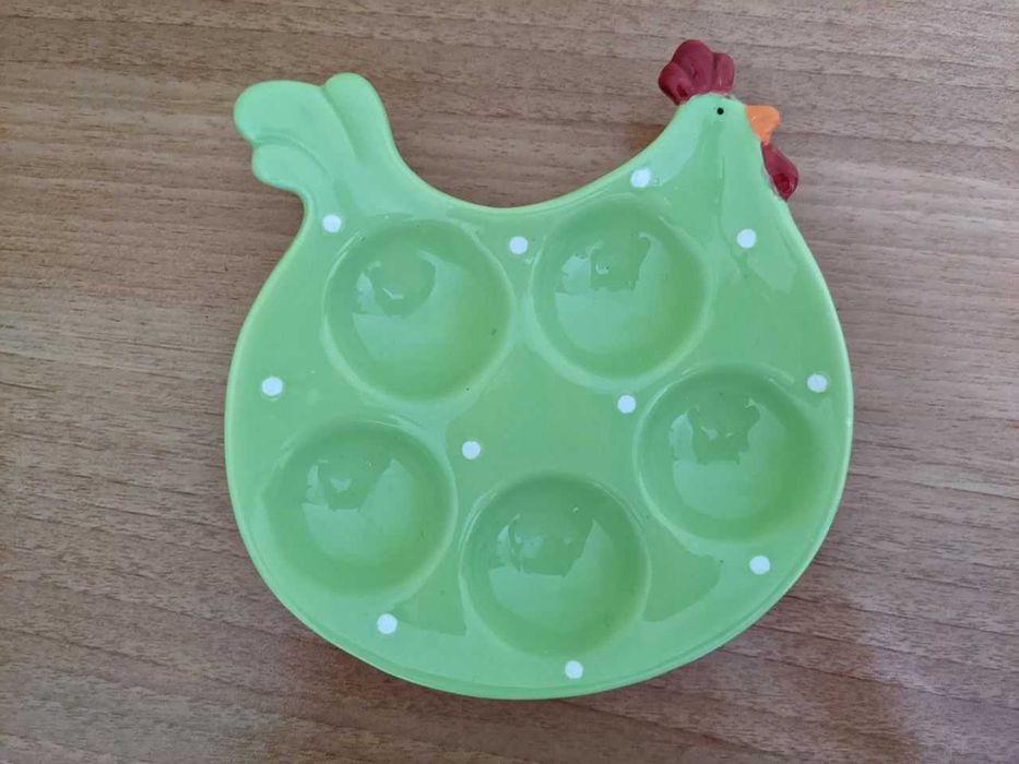 Новая декоративная тарелка для яиц